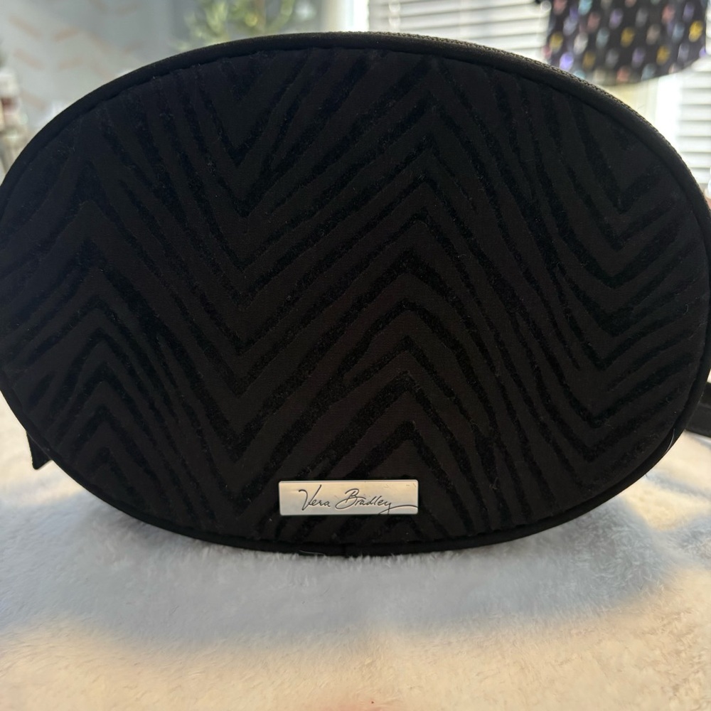 Vera Bradley Black Zebra Flock Crossbody bag